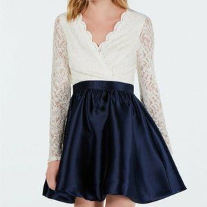 Speechless Junior Blue Ivory Glitt